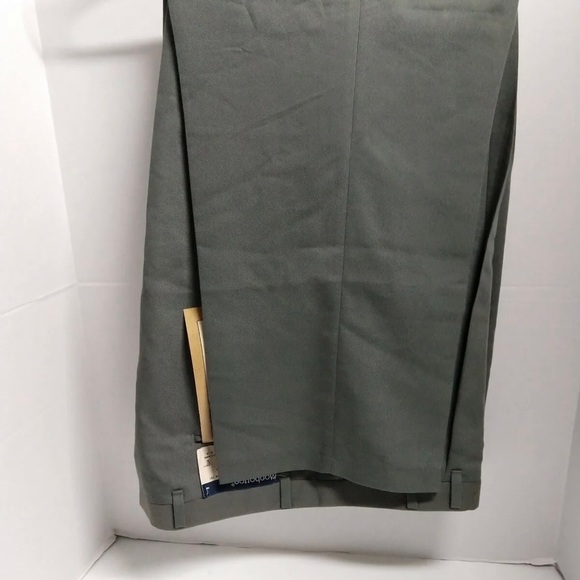 Vintage Manhattan Mens Khaki Pants 44x30 Poly / Rayon Made in USA - Picture 4 of 4